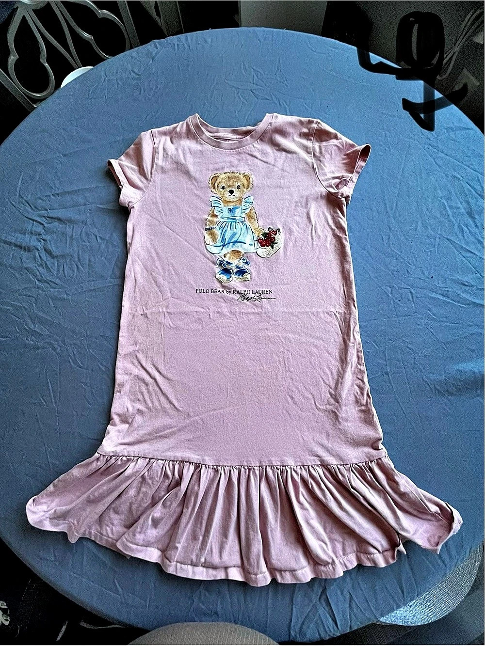 Polo Ralph Lauren Polo Bear Pink Girls Large Dress